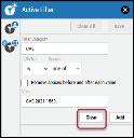 Active Filters - Clear Button Location